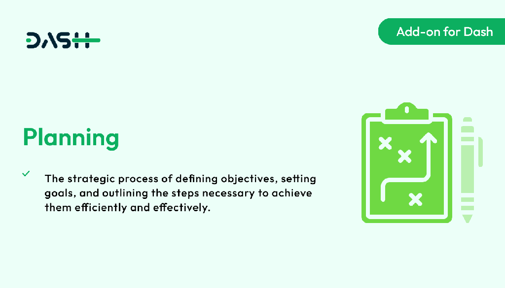 Planning  Dash SaaS Add-on