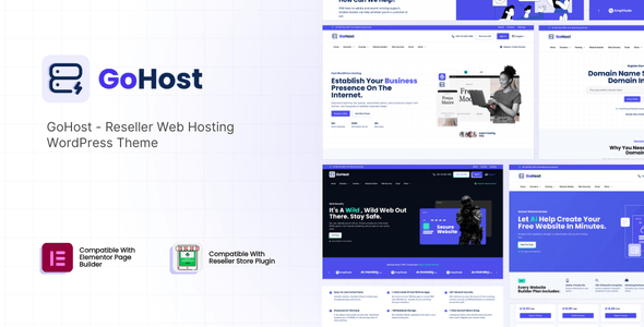 GoHost  Reseller Web Hosting WordPress Theme