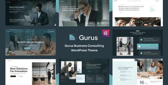 Gurus  Business Consulting WordPress Theme