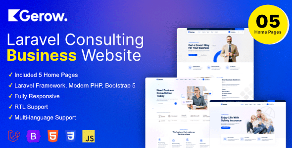 Gerow  Business Consulting Laravel Script