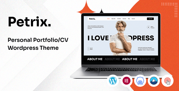 Petrix  Personal Portfolio WordPress Theme