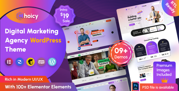 Choicy  Digital Marketing Agency WordPress Theme