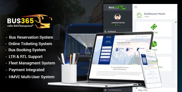 Bus365  Bus Reservation System with Website