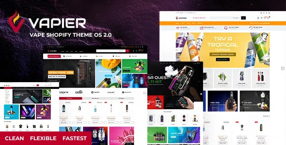 Vapier  Vape Store Shopify Theme OS 2.0