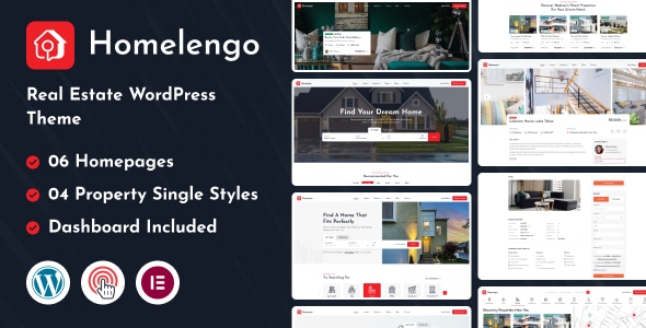 Homelengo  Real Estate WordPress Theme