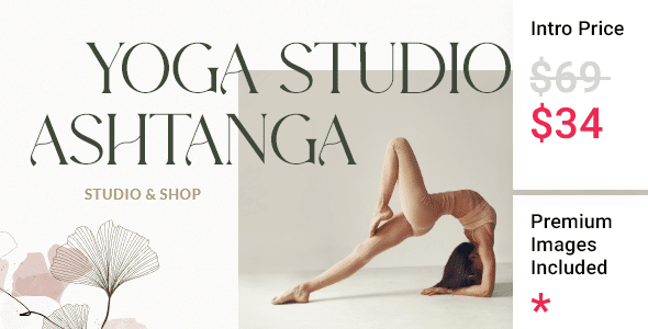 Ashtanga  Yoga Studio Theme