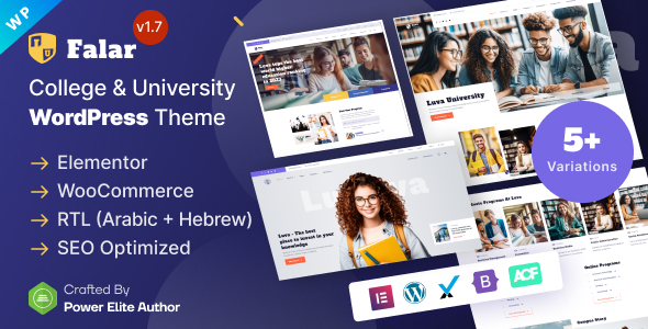 Falar  College University Elementor WordPress Theme