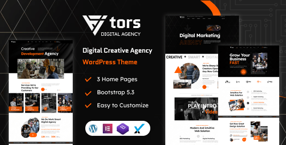 Vitors  Digital Marketing Agency WordPress Theme
