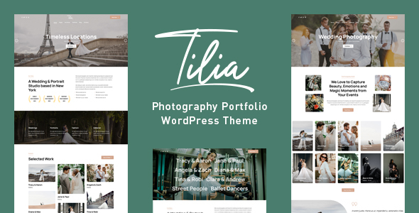 Tilia  Photography Portfolio WordPress Theme