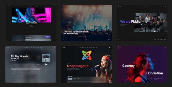 Melodica  Joomla 5 Music Band &amp; Musician Template