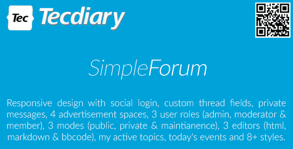 Simple Forum  Responsive Bulletin Board