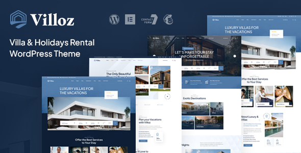 Villoz  Villa &amp; Holidays Rental WordPress Theme