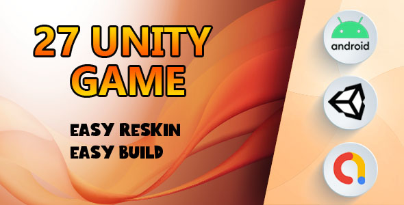 27 Unity Game Projects Bundle  (Admob  Unity)