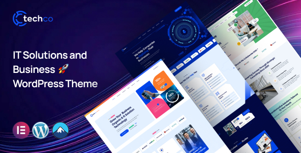 Techco  IT Solutions &amp; Business WordPress Theme