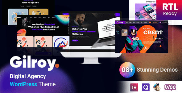 Gilory  Digital Agency WordPress Theme