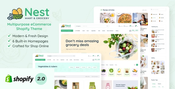 Nest  Multipurpose eCommerce Shopify Theme