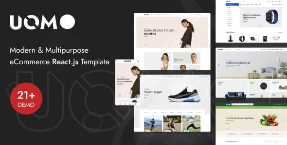 Uomo  eCommerce React Js Template