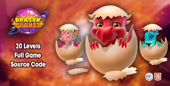 Dragon Planet (HTML5  Construct 3)