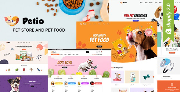 Petio  Multipurpose Shopify Sections All Pages