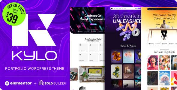Kylo  Portfolio WordPress Theme