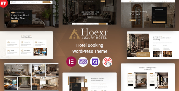 Hoexr  Hotel Booking WordPress Theme