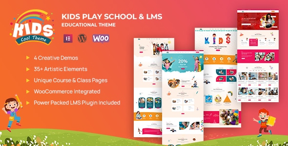 Kidscool  Children, Kids School WordPress Theme