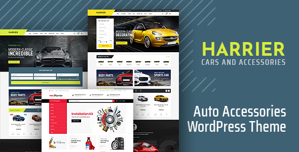 Harrier  Car Dealer and Automotive WordPress Theme