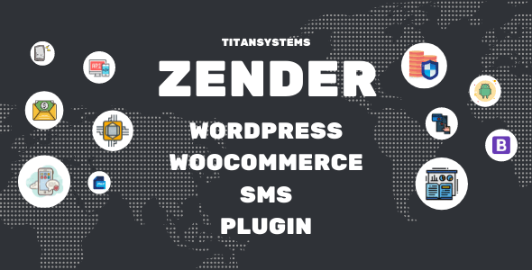 Zender  WordPress WooCommerce SMS Plugin