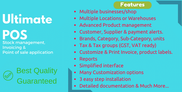 Ultimate POS  Best Advanced Stock Management, Point of Sale &amp; Invoicing application