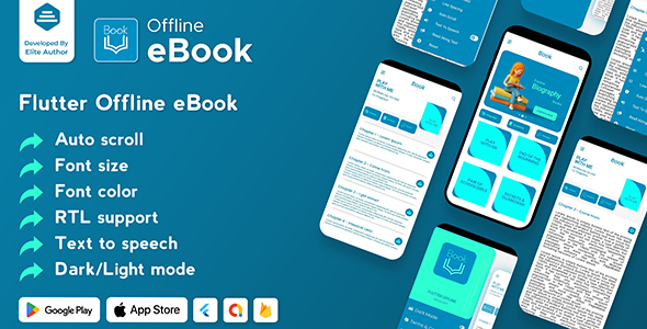 Flutter Offline eBook App