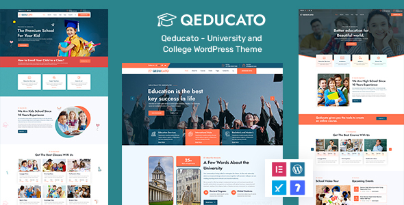 Qeducato  University and College WordPress Theme