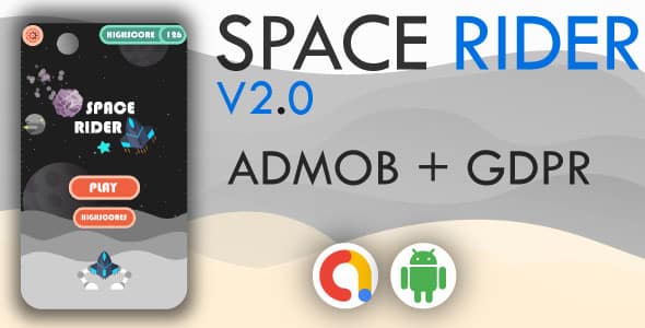 Space Rider Shooter + AdMob  Android Game