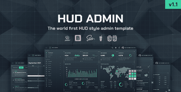 HUD  Bootstrap 5 Admin Template
