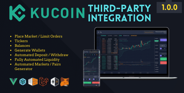 KuCoin Third-party Provider Addon For Bicrypto  Market/Limit Orders, Fully Automated Liquidity