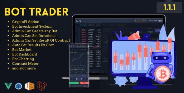 Bot Investment Addon For Bicrypto  Crypto Trader, Investment Subscription