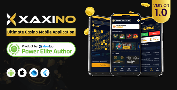 Xaxino  Ultimate Casino Mobile Application