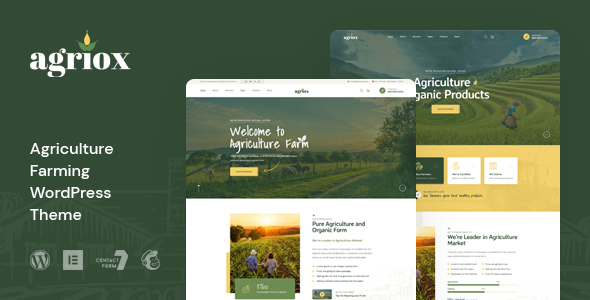 Agriox  Agriculture Farming WordPress Theme