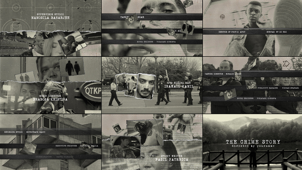 Crime Title Sequence  51030085
