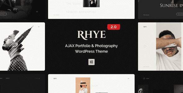 Rhye  AJAX Portfolio WordPress Theme