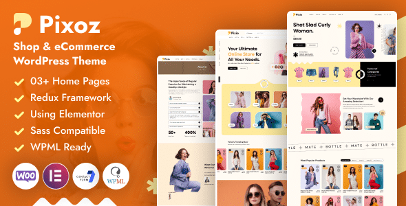 Pixoz  Fashion Shop &amp; eCommerce WordPress Theme