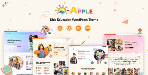 AforApple  Kids Education &amp; LMS WordPress Theme