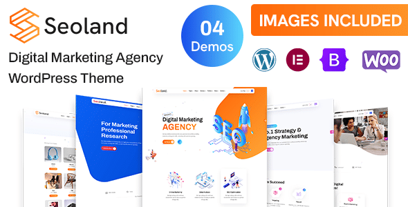 Seoland  SEO And Digital Marketing Agency WordPress Theme