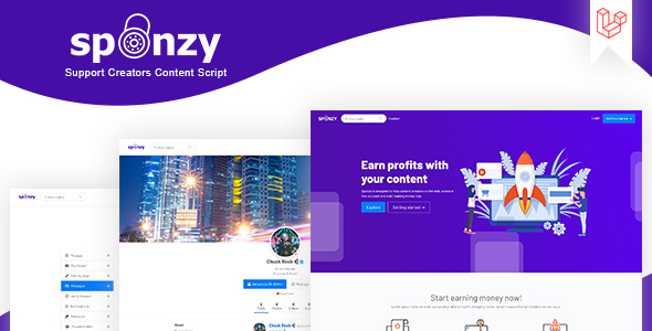 Sponzy  Support Creators Content Script