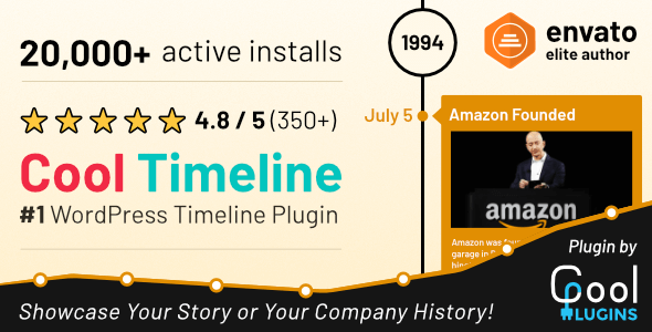 Cool Timeline Pro  Horizontal &amp; Vertical Timeline Plugin For WordPress