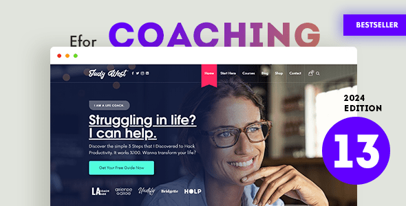 Efor  Coaching &amp; Online Courses WordPress Theme