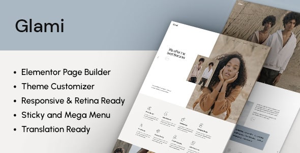 Glami  Creative Agency and Portfolio Theme