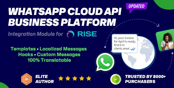 WhatsApp Business Platform Intergration plugin for RISE CRM