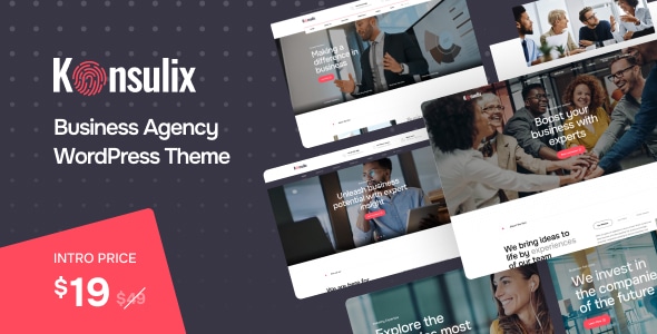 Konsulix  Business Agency WordPress Theme