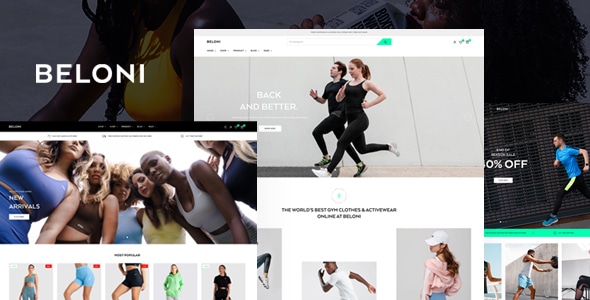 Beloni  Workout Wear WooCommerce Theme