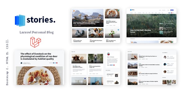 Stories  Laravel Creative Multilingual Blog